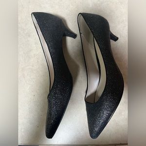 Cole Haan Grand os Signture black sparkle heels